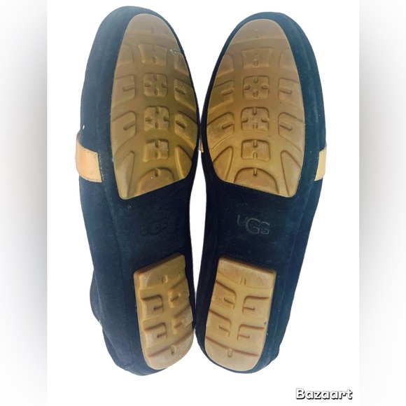 UGG Black and Tan Women's Loafers - Picture 5 of 10